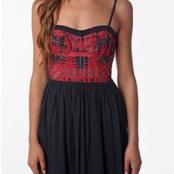 Urban Outfitters fit and flare Aztec Print Dress - Picture 6 of 6